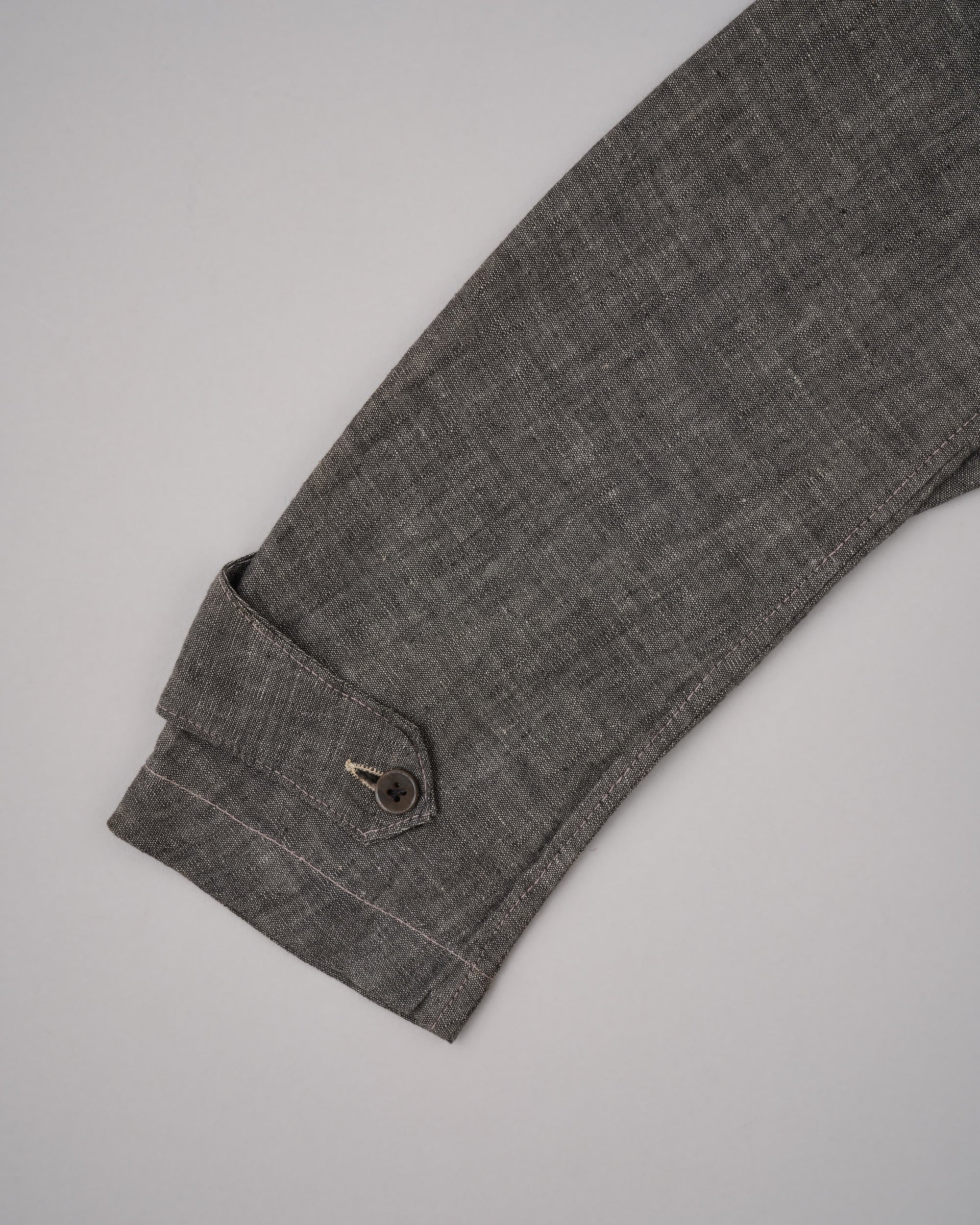 [~40’s] French Vintage Metis Black Chambray Work Coat