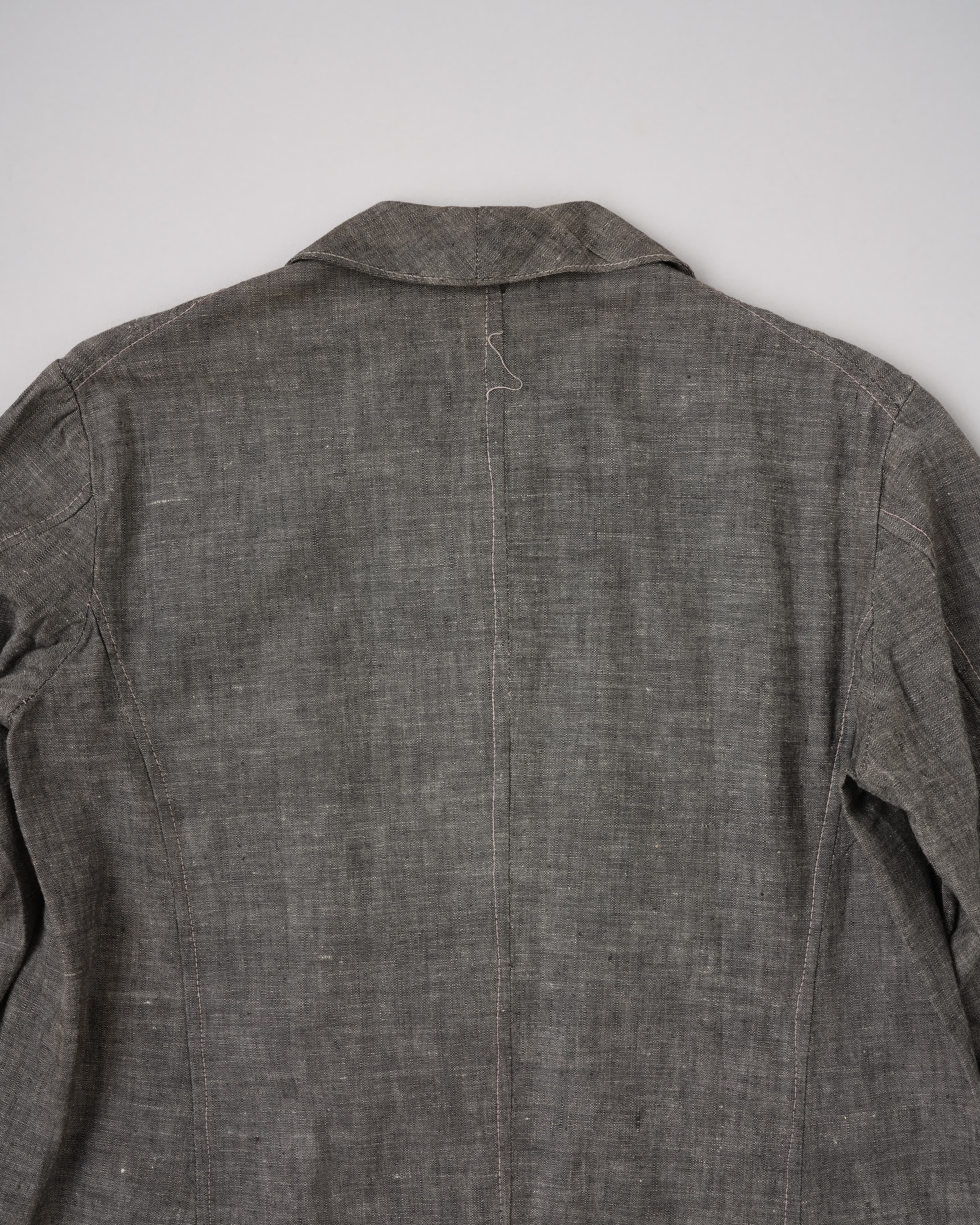 40's] French Vintage Metis Black Chambray Work Coat | VIEUX ET NOUVEAU
