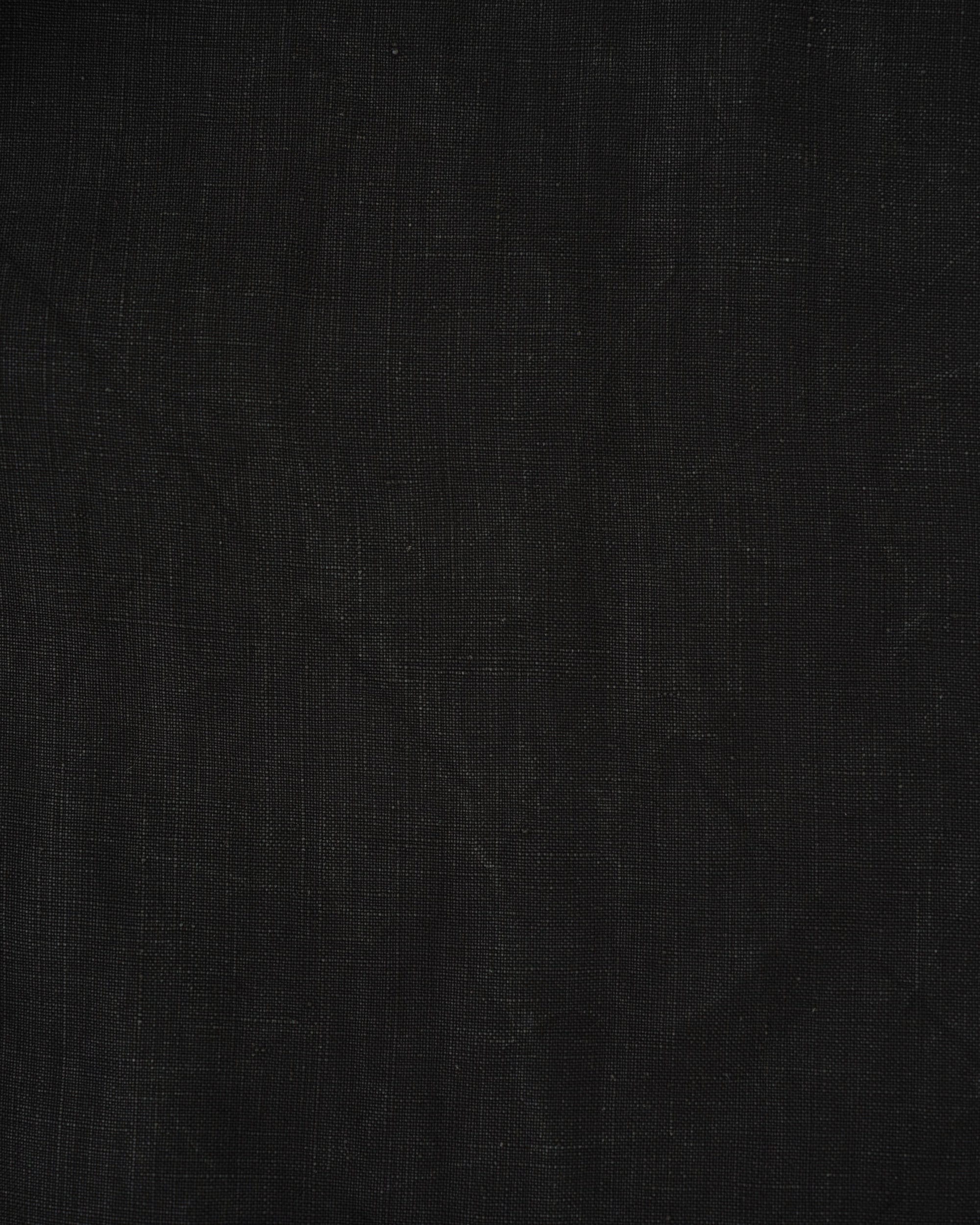 [~40’s] French Vintage Black Indigo Linen Maquignon Coat