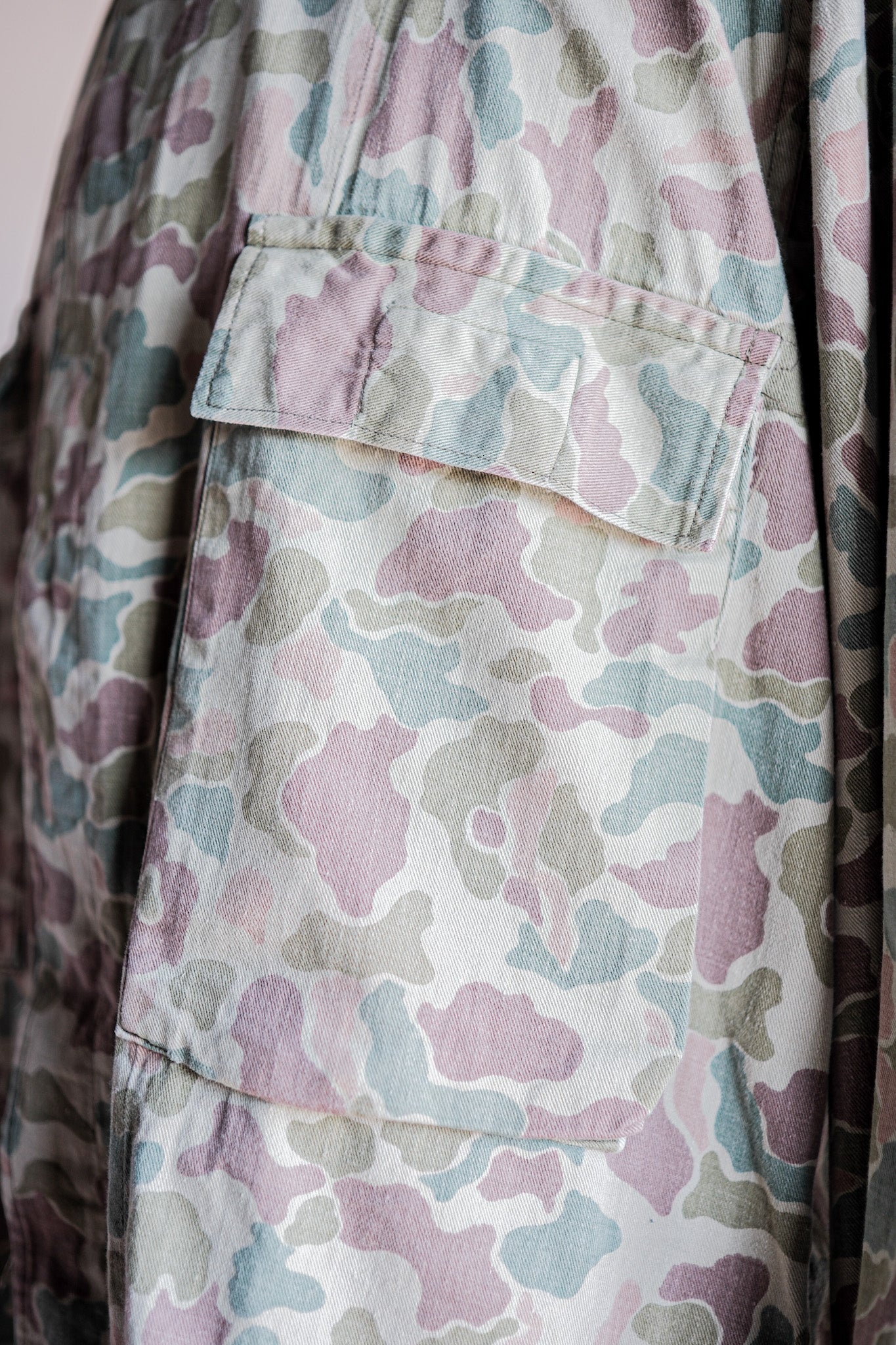 ［~50's］Dutch Army Frogskin Camouflage Field Jacket Size.52