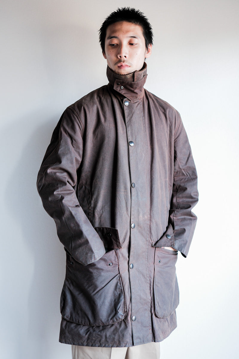 【~80’s】Vintage Barbour "NORTHUMBRIA" 2 Crest Size.38