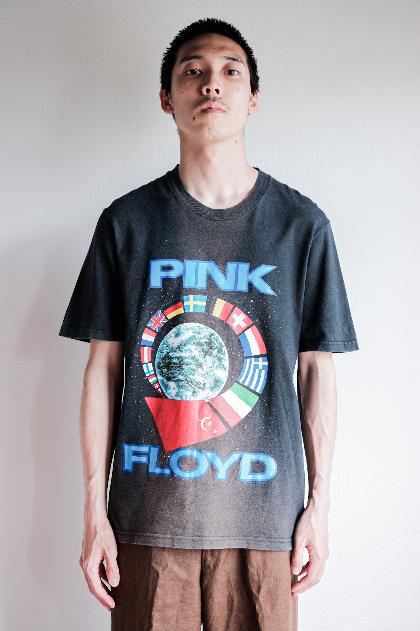 [~ 90 년대] 빈티지 음악 프린트 티셔츠 "핑크 플로이드"