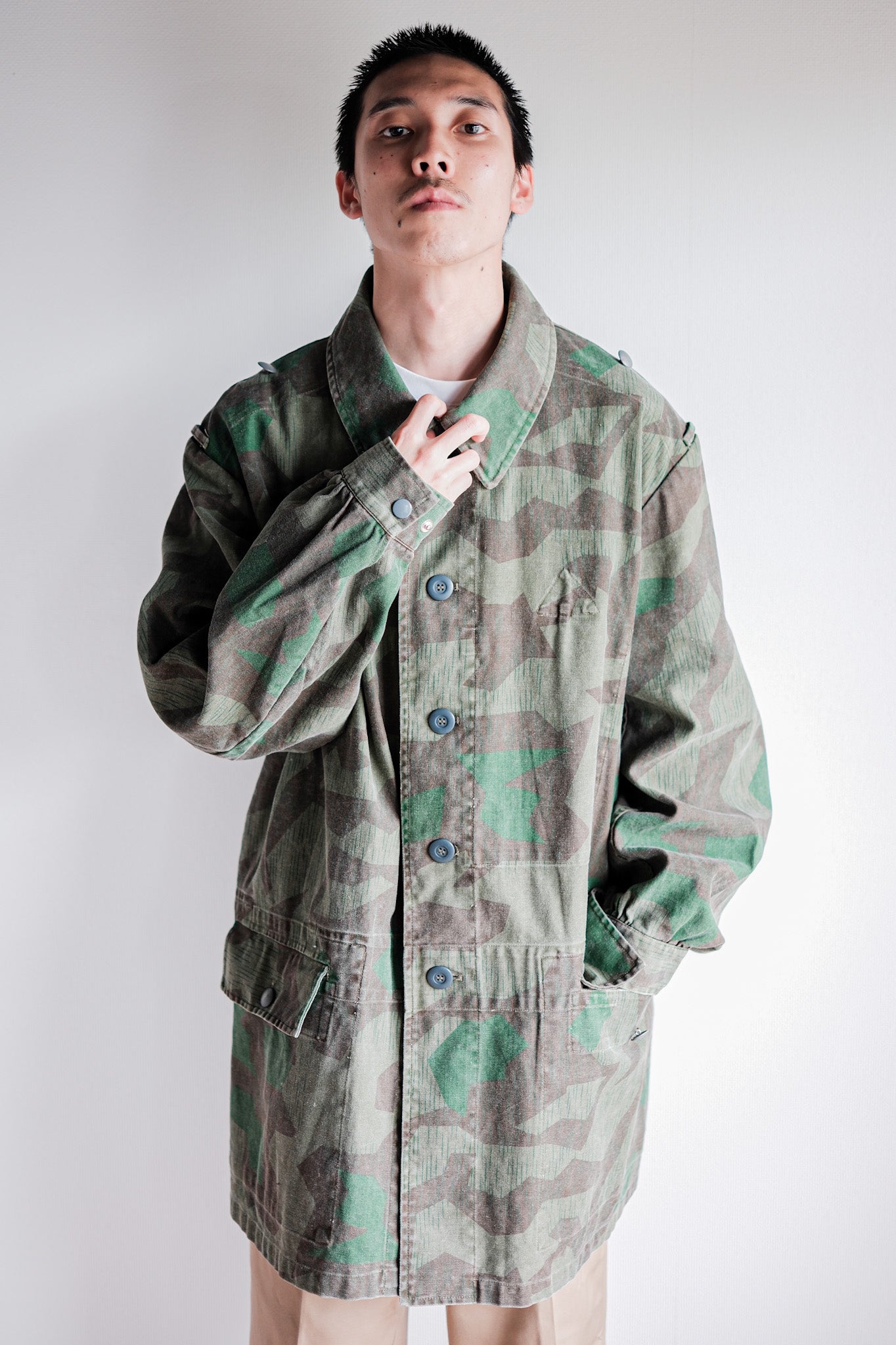 ［~70's］German Army Type Splinter Camouflage Paratrooper Jacket "Reproduction"