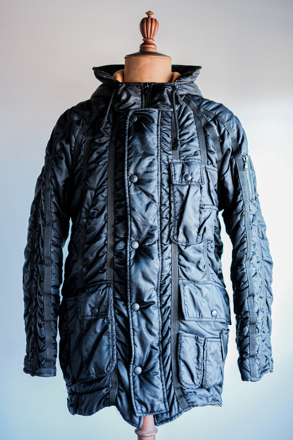 ［~00's］Old DOLCE & GABBANA Multi Pocket Puffer Jacket Size.46