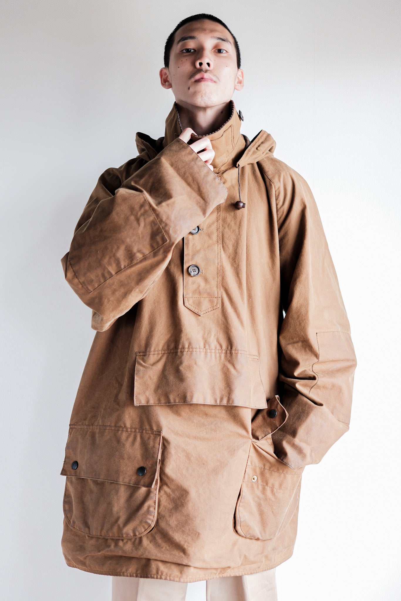 ［~90’s］Vintage Barbour “LONGSHOREMAN” 3 Crest Size.EX LARGE
