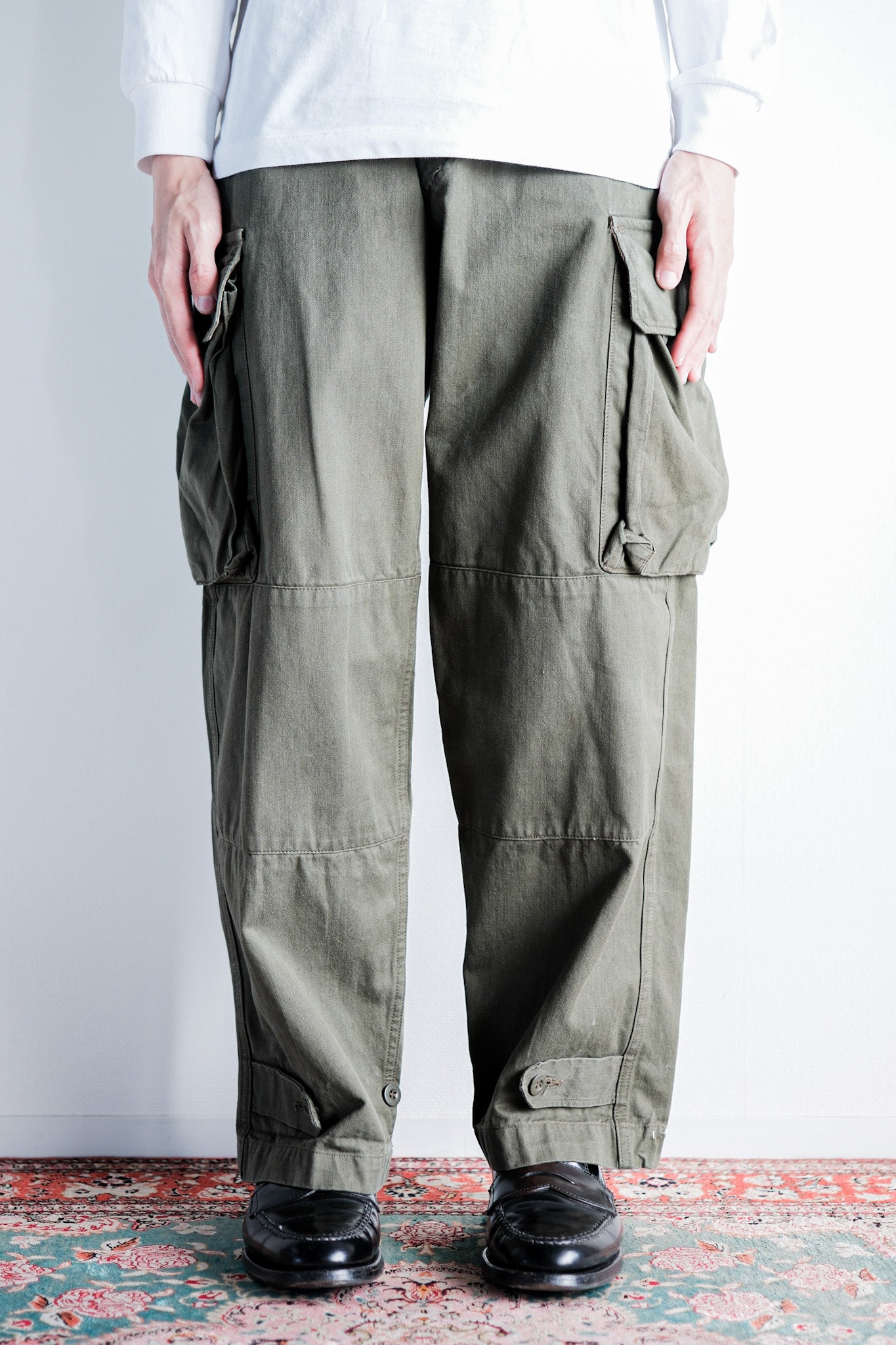 ［~60's］French Army M47 Field Trousers Size.21