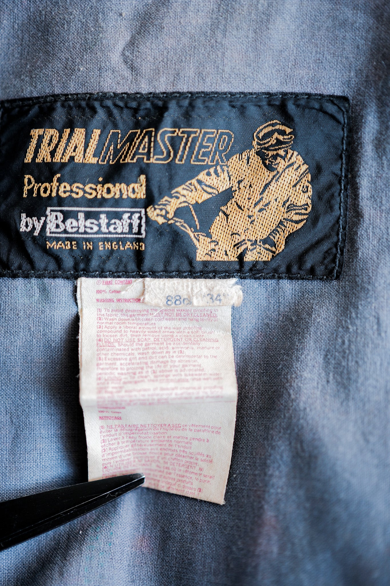 [~ 60 년대] Vintage Belstaff 왁스 자켓 크기.