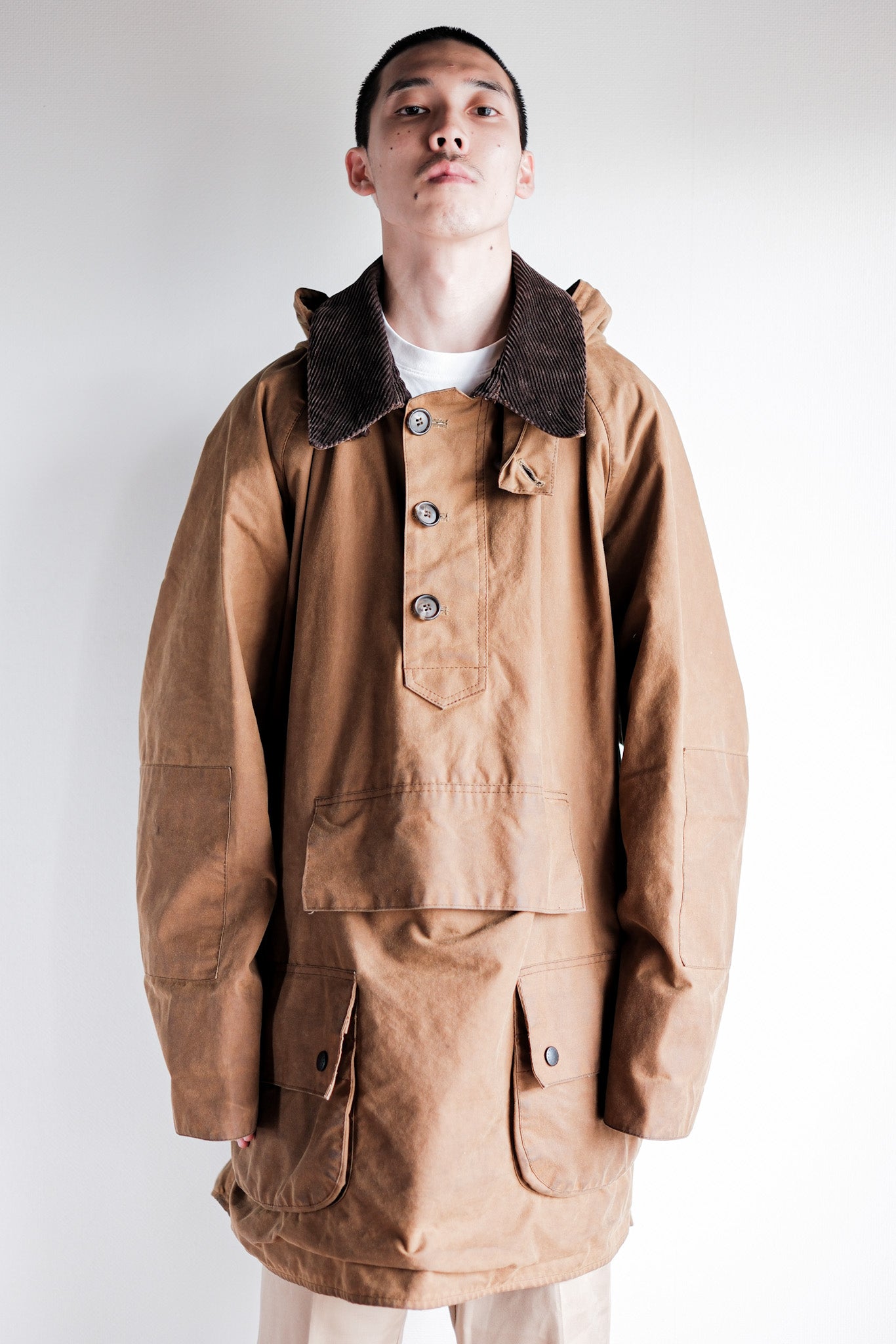 ［~90’s］Vintage Barbour “LONGSHOREMAN” 3 Crest Size.EX LARGE