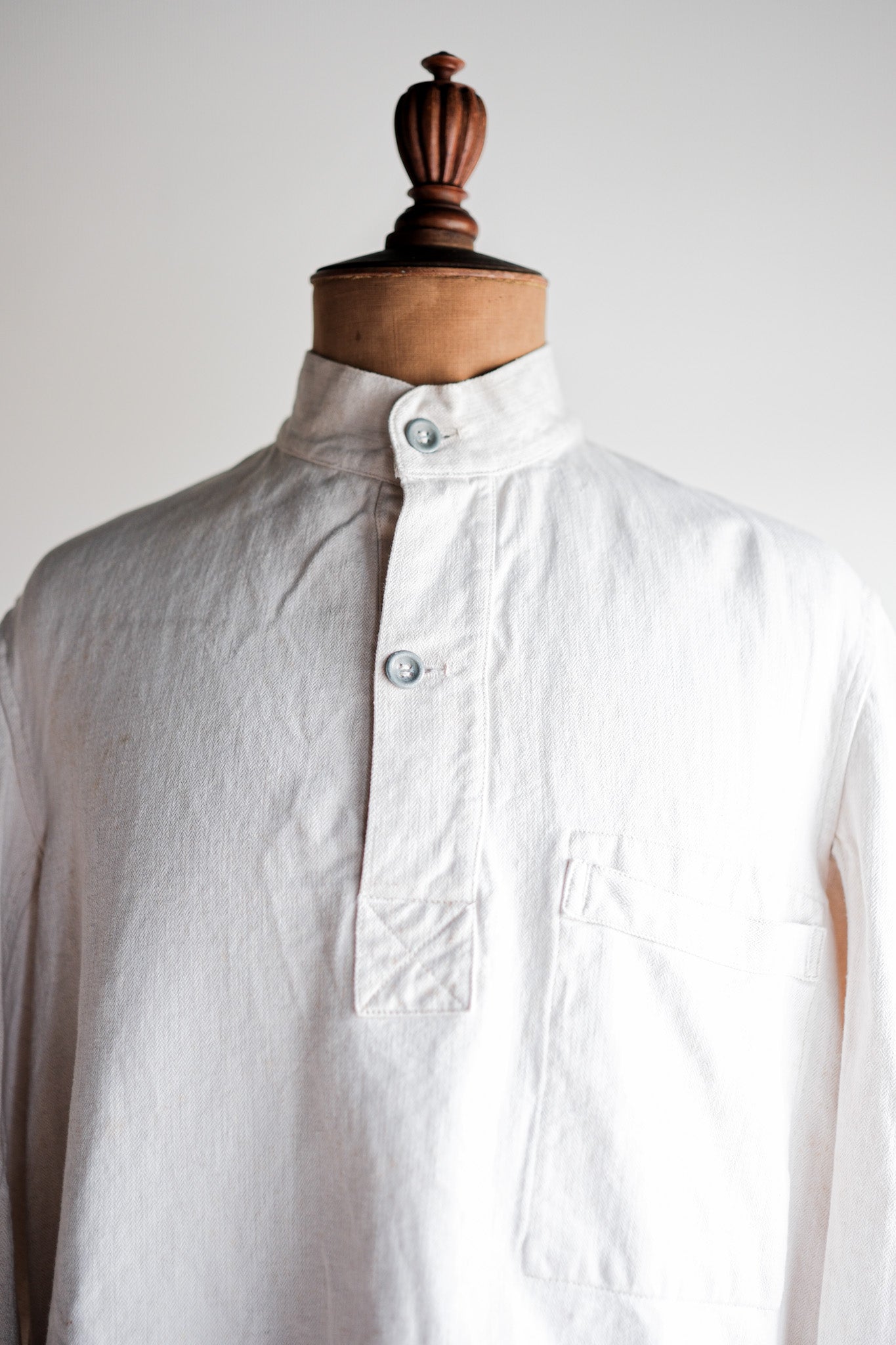 【~40's】German Navy Drillich HBT Linen Smock "Kriegsmarine"