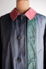 [~ 90's] Invertere 2 Tone Cotton Coat