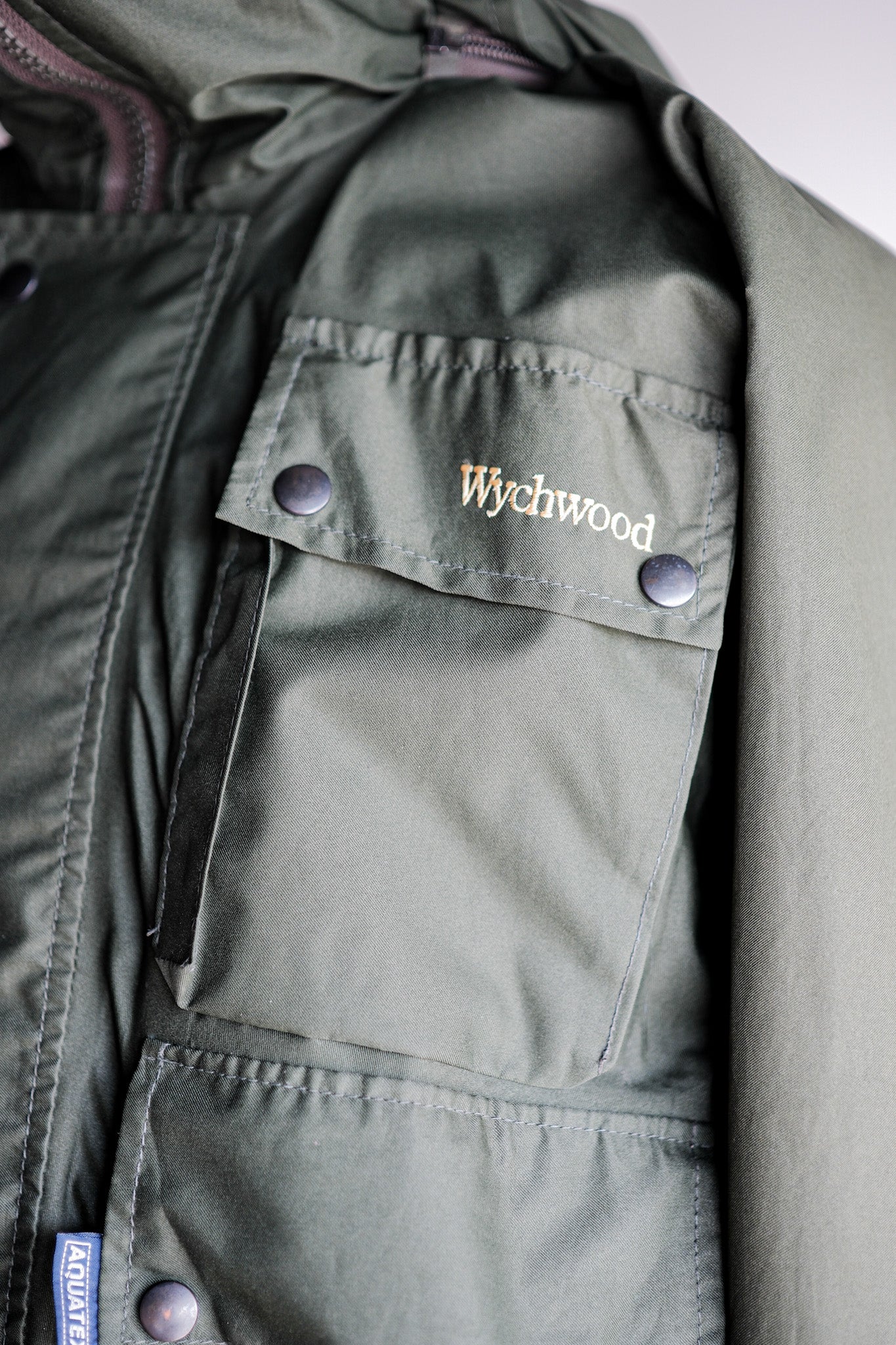 [~ 90's] British vintage aquatex pêche veste de veste.xl "wychwood"