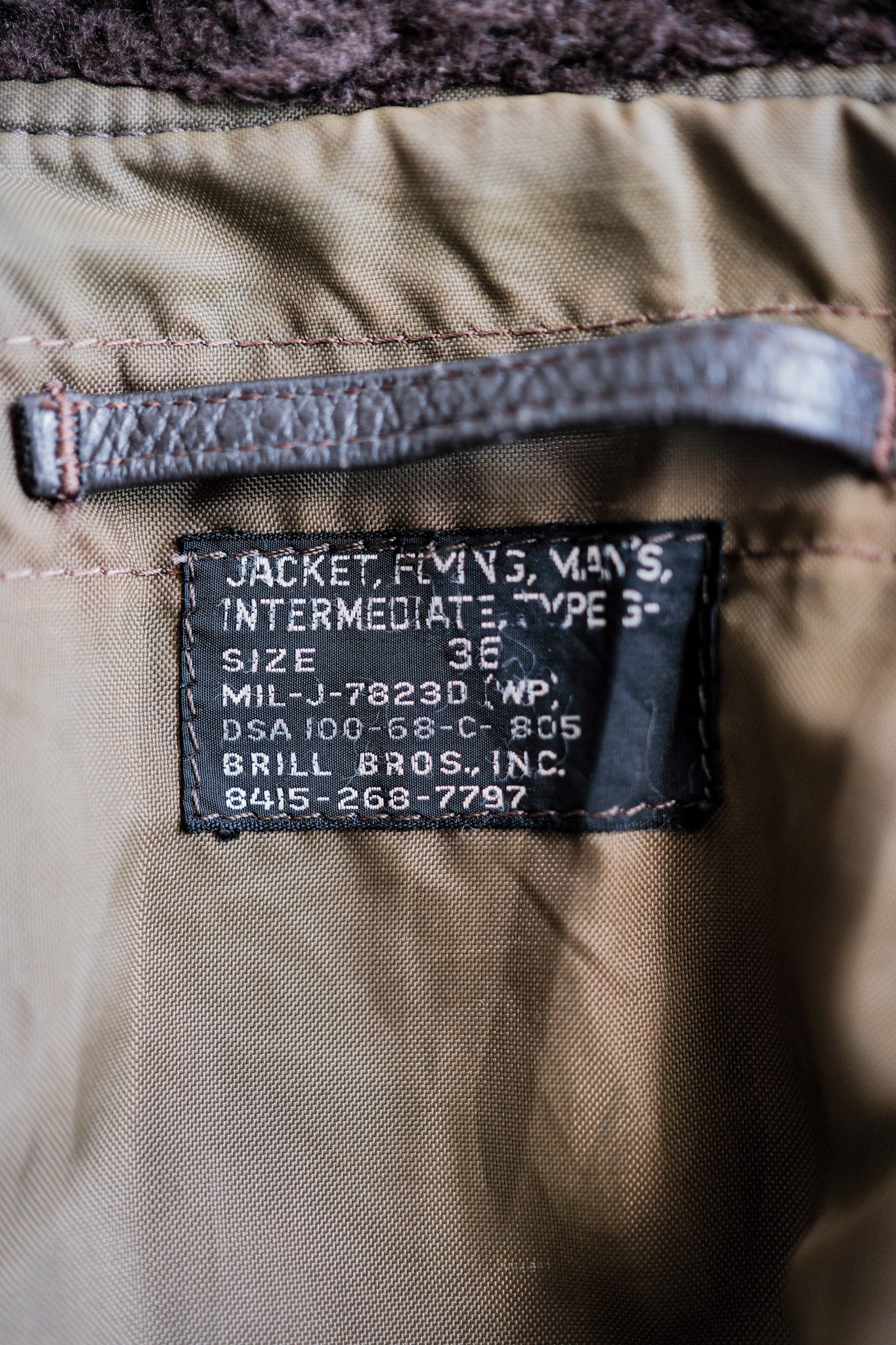 [~ 60's] USSNAVY G-1 Leather Flight Jacket Size.36