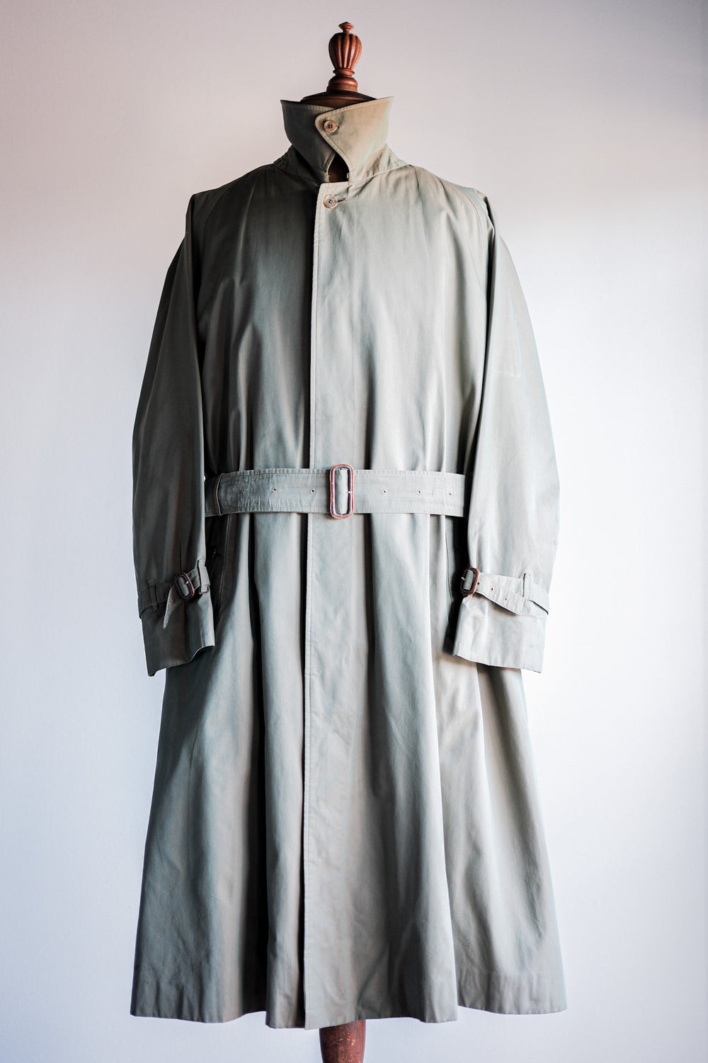 ［~70's］Vintage Burberrys Single Raglan Rider Coat C100 With Liner Size.52RL "TAMAMUSHI"