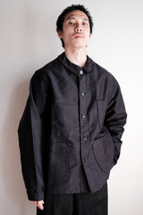 [~ 60's] แจ็คเก็ตตัวตุ่นสีดำวินเทจฝรั่งเศสขนาด 50 "Le Mont Stockel" "Dead Stock"
