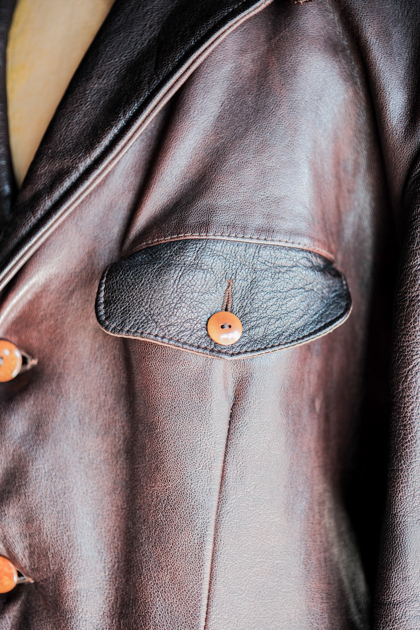 ［~80’s］Old C.P.Company Leather Jacket Size.48