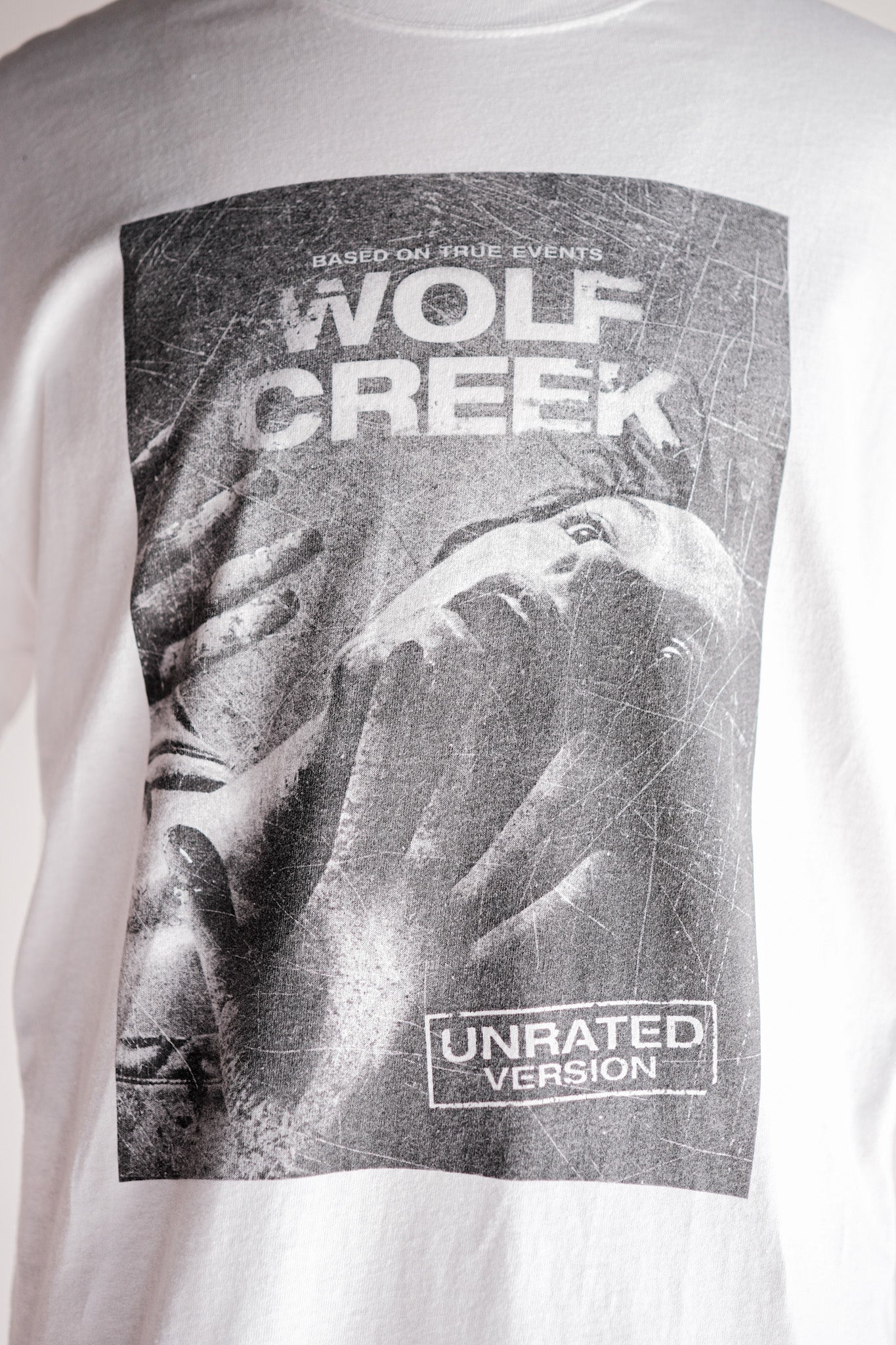 [~ 00's] Vintage Movie Print T-Shirt Size.l ​​"Wolf Creek"