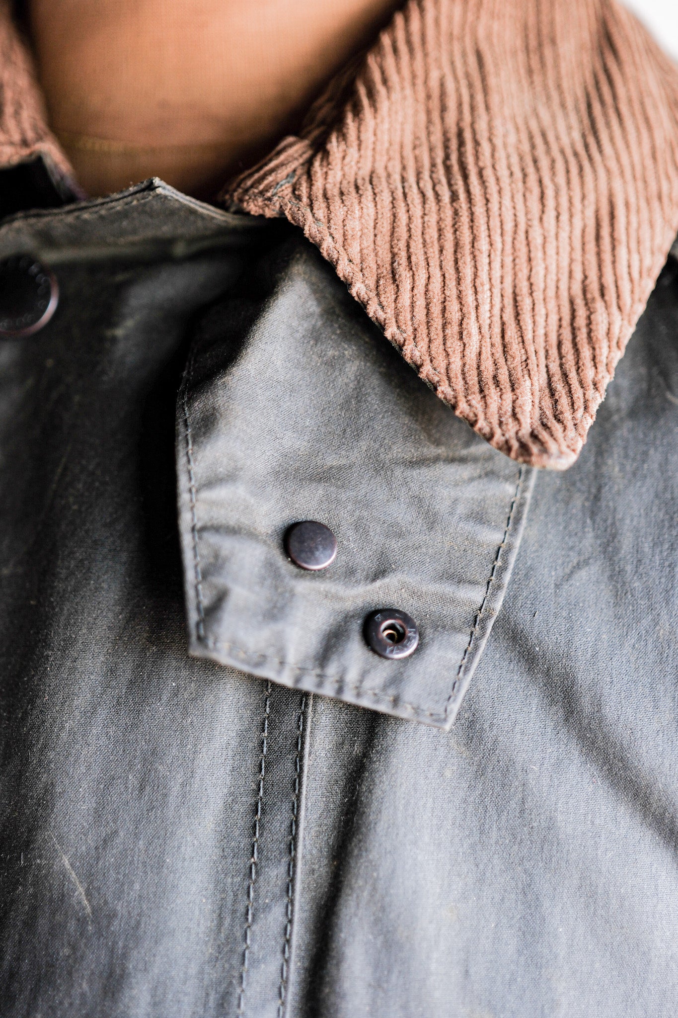 ［~80's］Vintage Barbour "BEAUFORT" With Hood 2 Crest Size.38