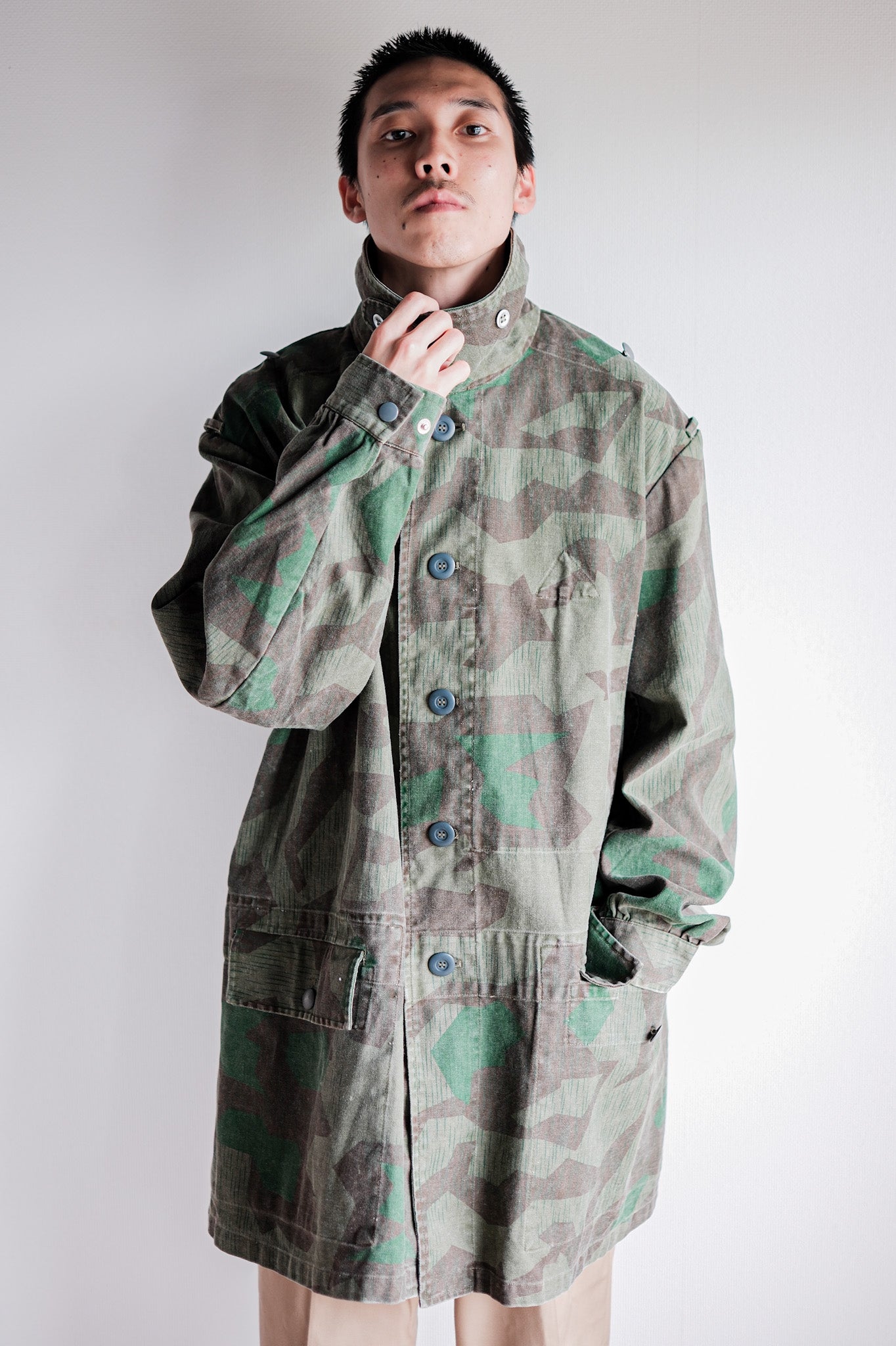［~70's］German Army Type Splinter Camouflage Paratrooper Jacket "Reproduction"