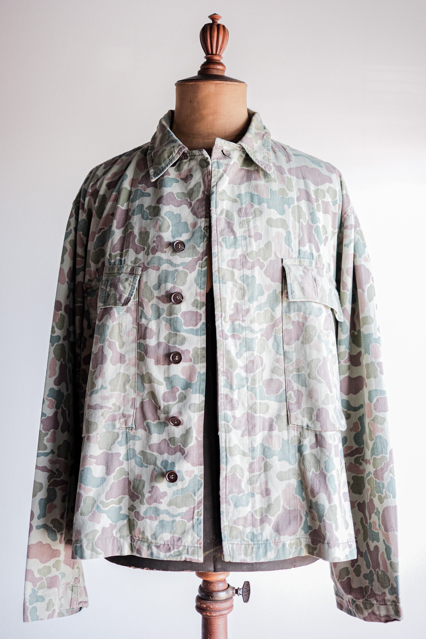 ［~50's］Dutch Army Frogskin Camouflage Field Jacket Size.52