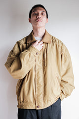 [~80's] Old Yves Saint Laurent Nylon Quilting Blouson พร้อมสายรัดคาง "Pour Homme"