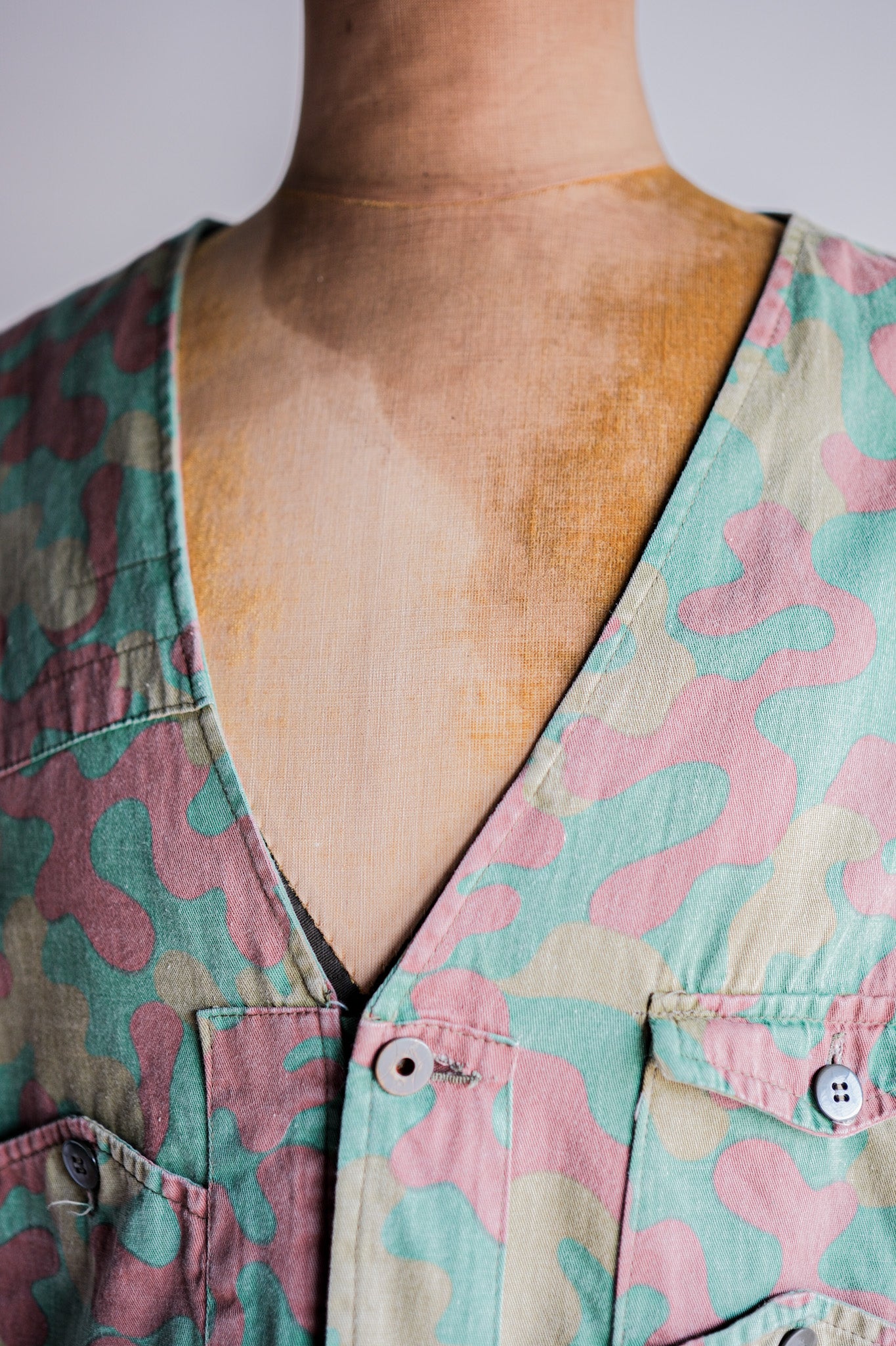 ［~60's］Italian Vintage San Marco Camouflage Hunting Vest