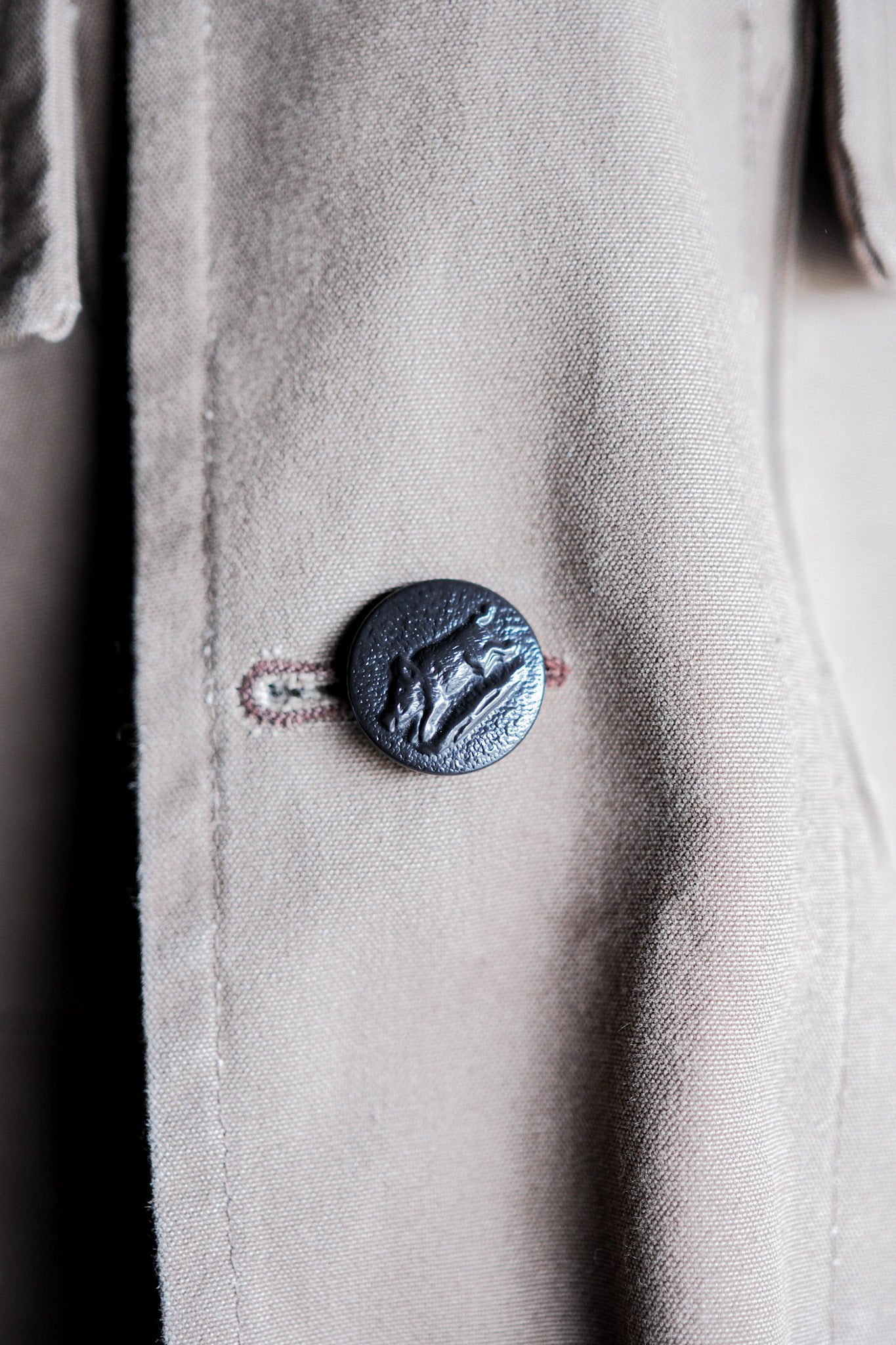 ［~50's］French Vintage Cotton Linen Canvas Hunting Jacket "Dead Stock"