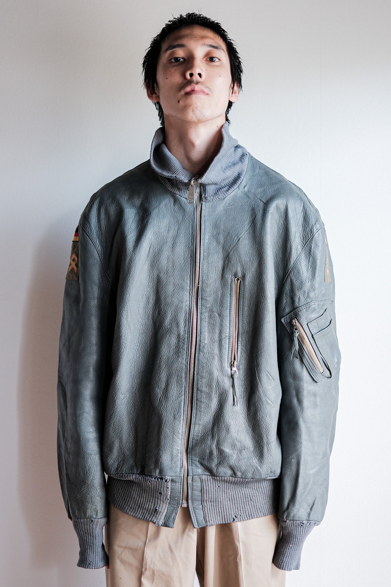 【~60’s】West German Air Force Pilot Leather Jacket