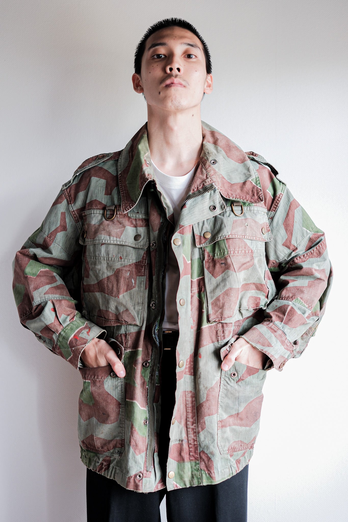 ［~50's］German Army Splinter Camouflage Paratrooper Jacket