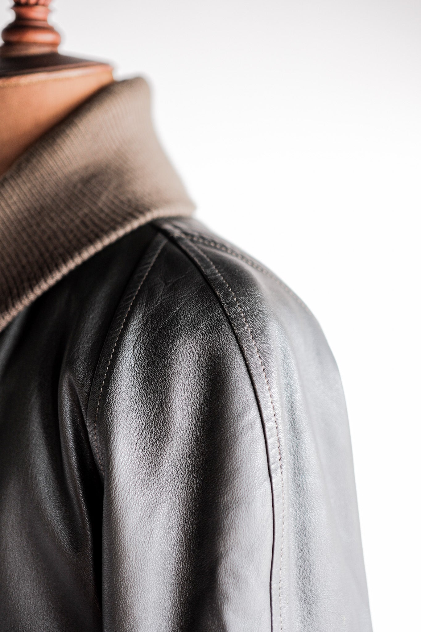 ［~80’s］Old Christian Dior Shawl Collar Leather Blouson Size.50