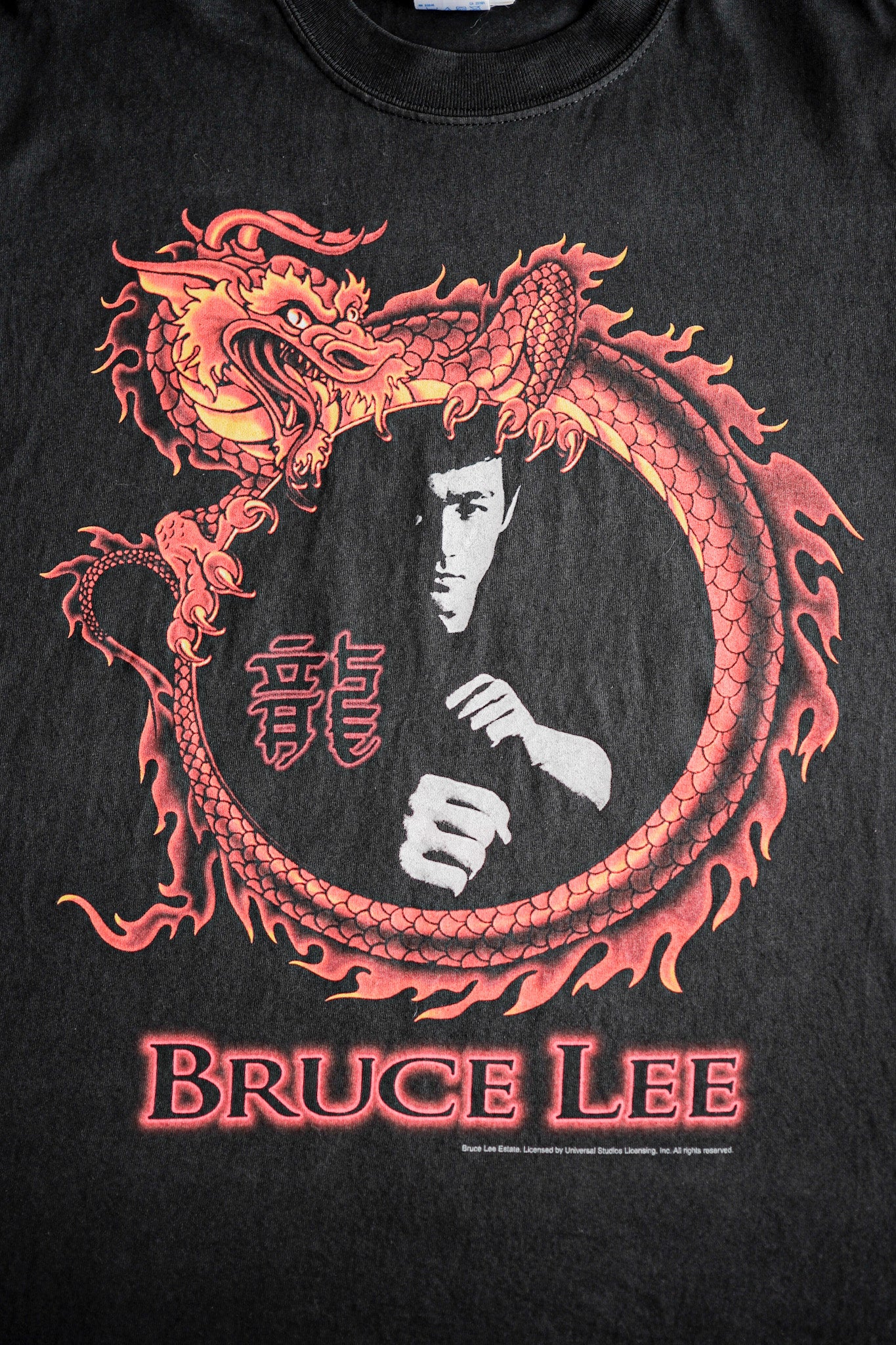 [〜00's]復古印刷T卹尺寸。M“ Bruce Lee”