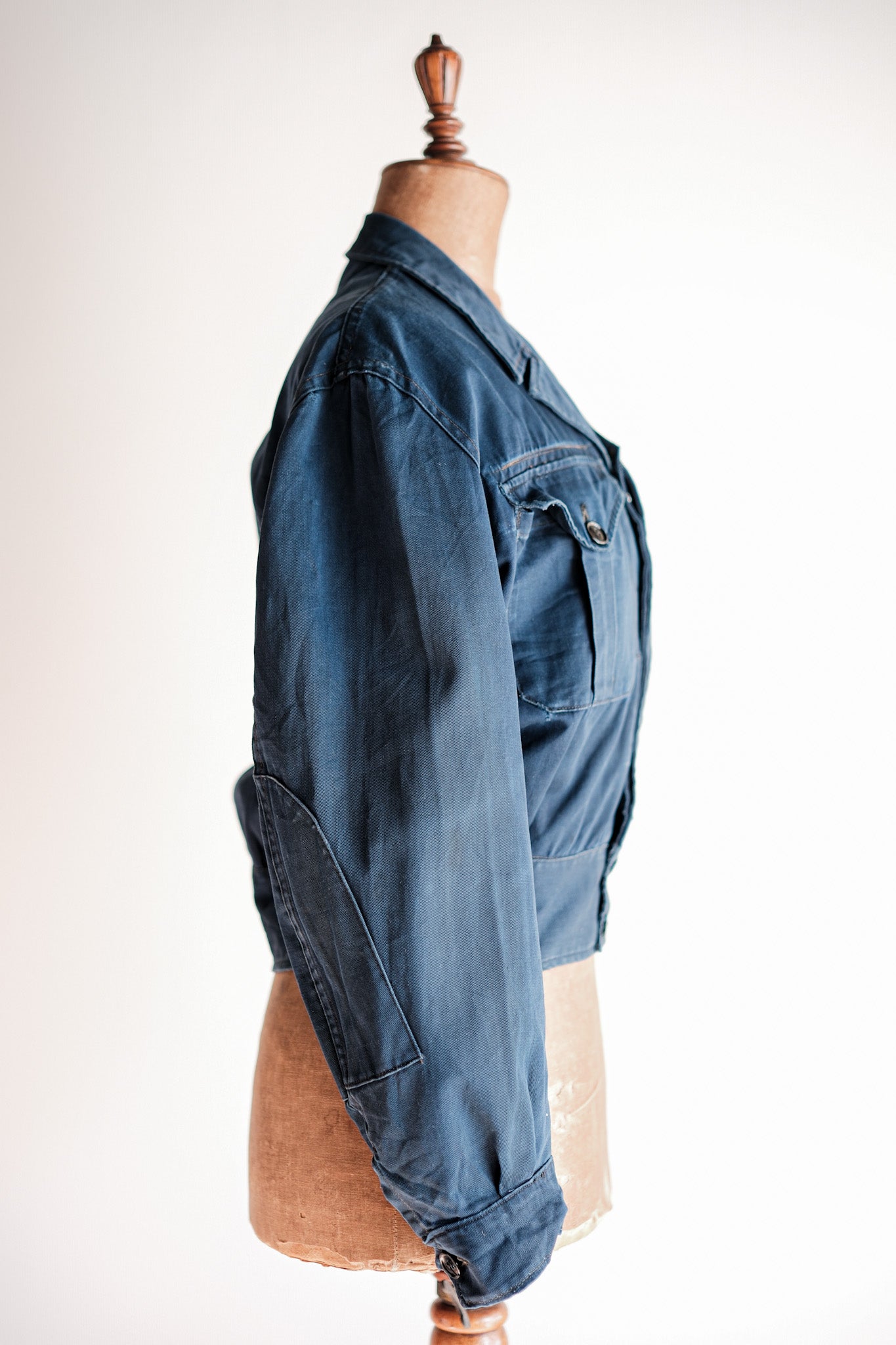 ［~60’s］Royal Canadian Navy Indigo Cotton Twill Work Jacket Size.N2