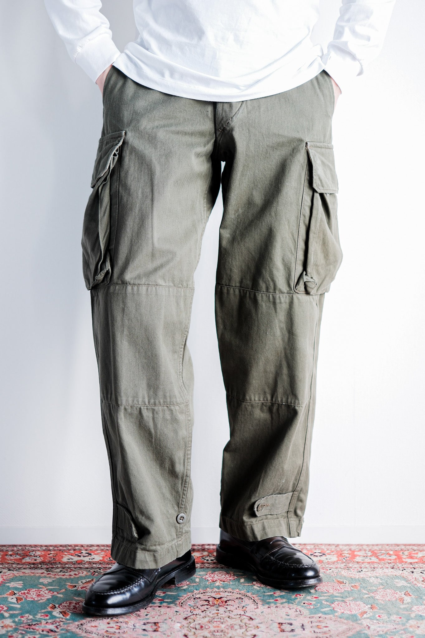［~60's］French Army M47 Field Trousers Size.21