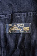 [~ 60's] แจ็คเก็ตงานโมลกี้สีดำวินเทจฝรั่งเศส "Le Mont St. Michel"