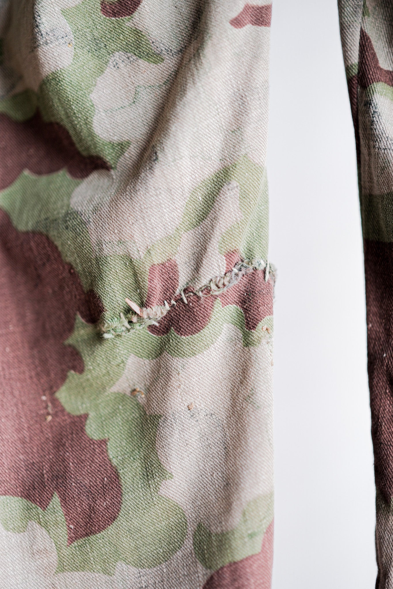 【~50's】Czechoslovakian Army Clouds Camouflage Reversible Trousers "Modified"