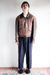 [~ 40's] แจ็คเก็ตหนังประเภท Hartmann Vintage Hartmann