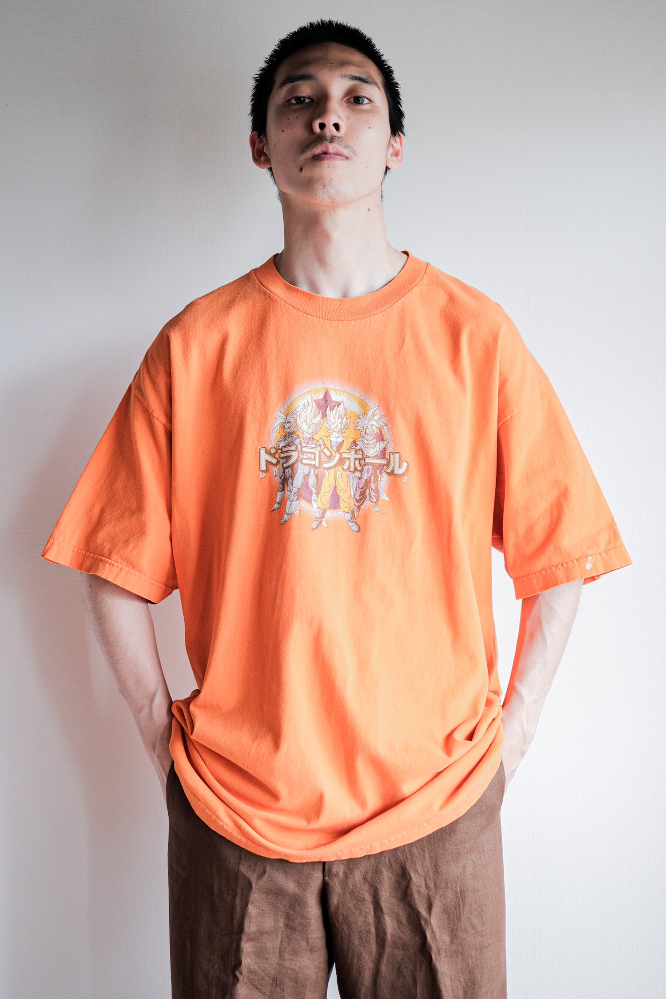 [~ 90's] Vintage Anime Print T-Shirt Size.xl "Dragon Ball" "Made in U.S.A."