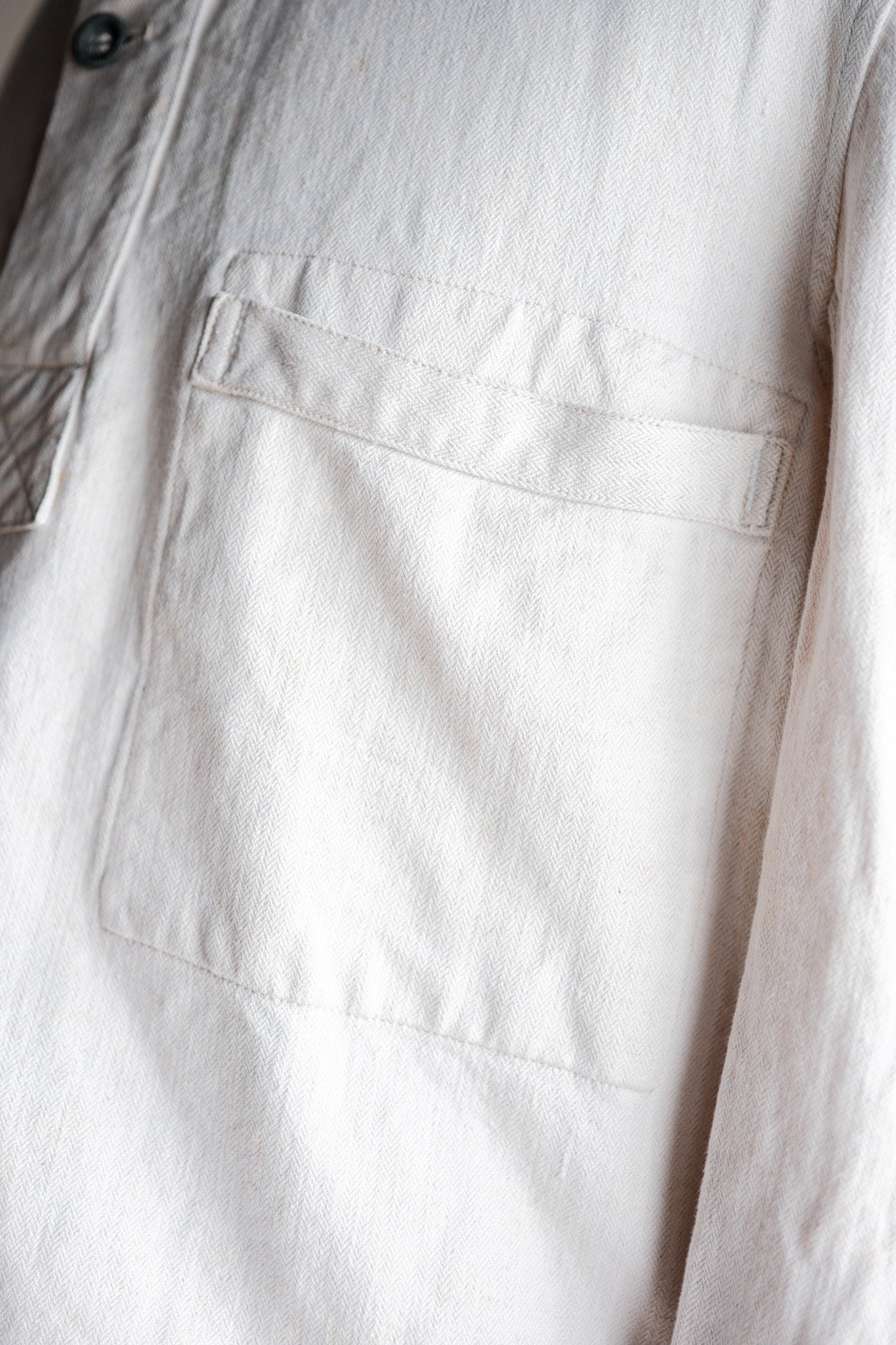 【~40's】German Navy Drillich HBT Linen Smock "Kriegsmarine"