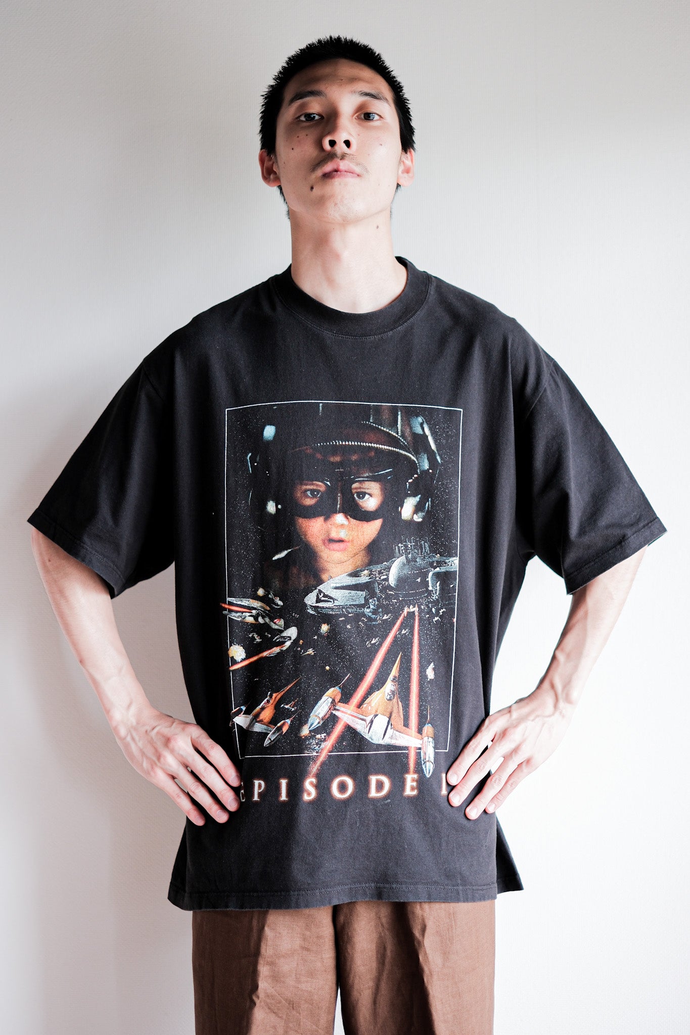 【~90's】Vintage Movie Print T-shirt Size.XL "Star Wars Episode I"