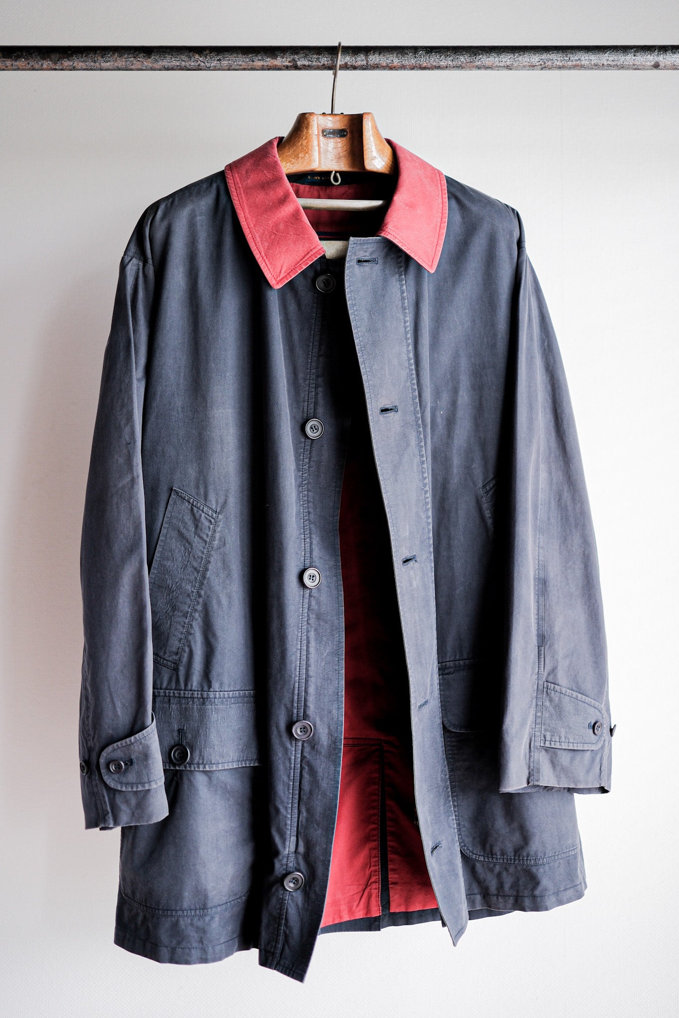 【~90's】Old INVERTERE 2 Tone Cotton Coat