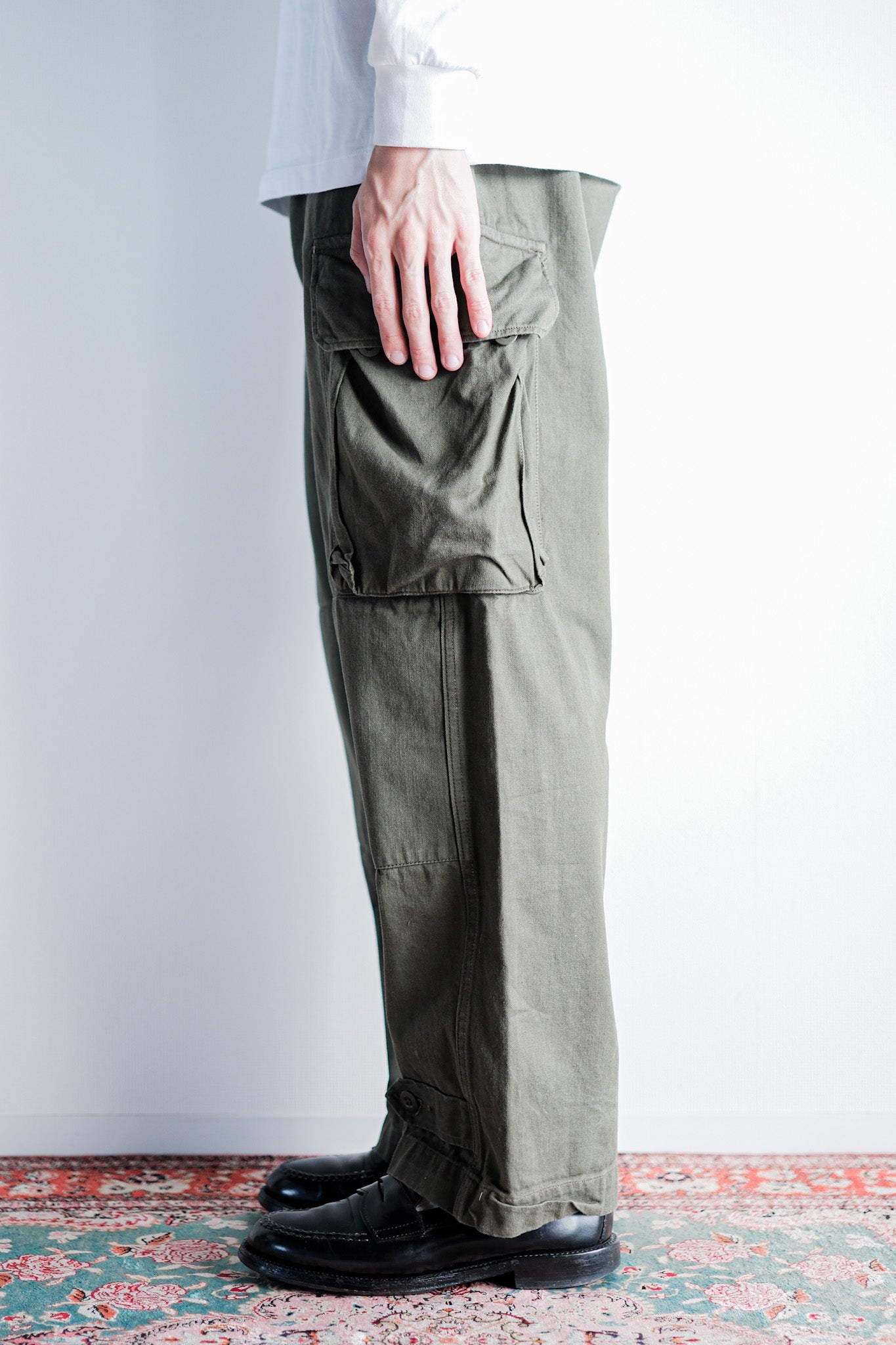 ［~60's］French Army M47 Field Trousers Size.21