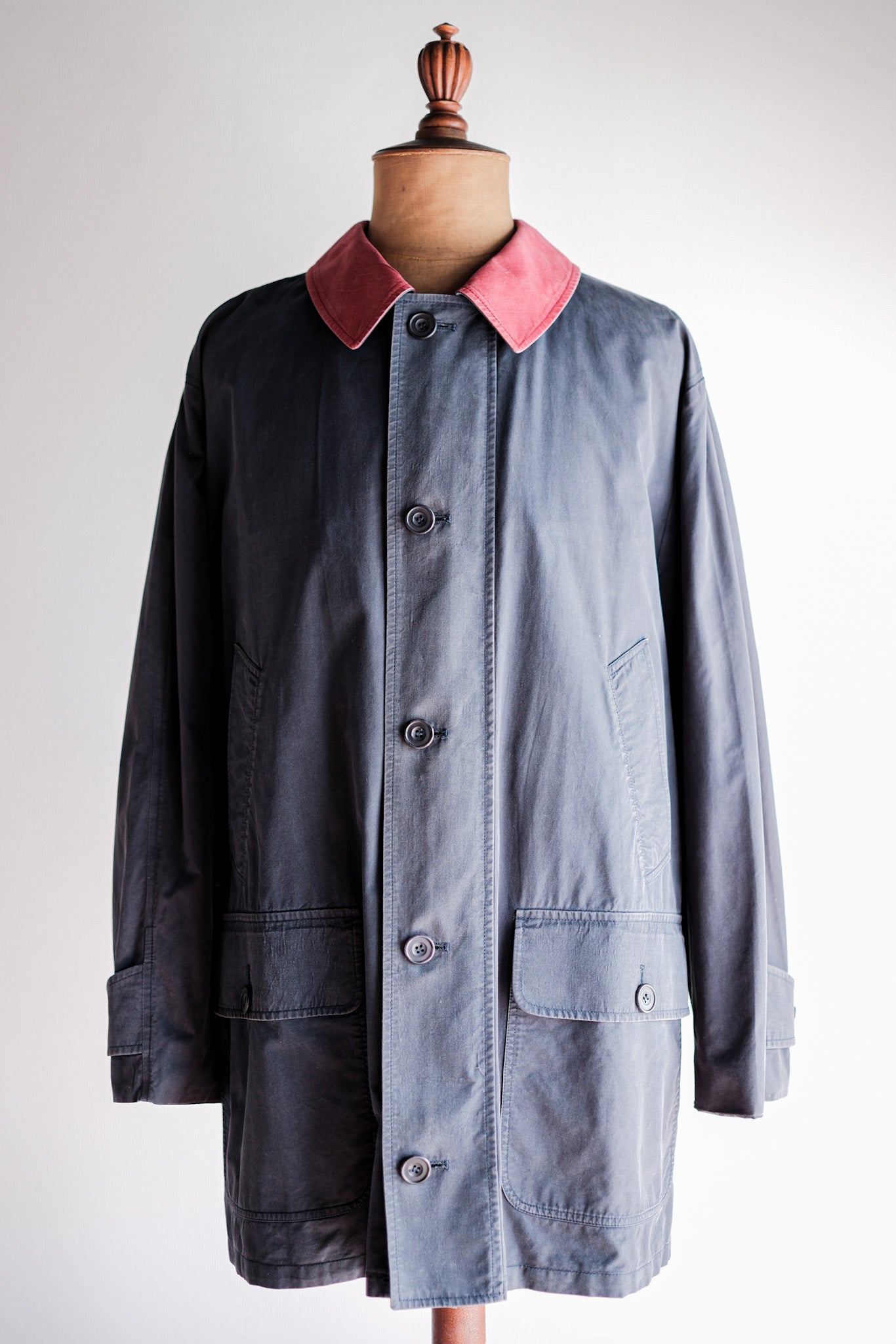 【~90's】Old INVERTERE 2 Tone Cotton Coat