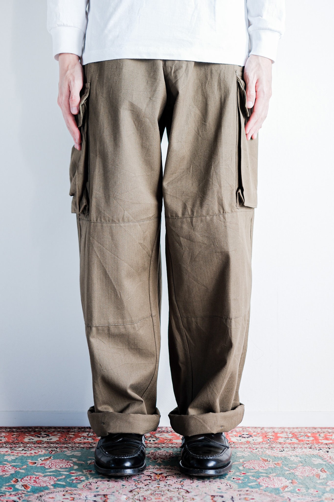 ［~60's］French Army M47 Field Trousers Size.84M "Dead Stock"