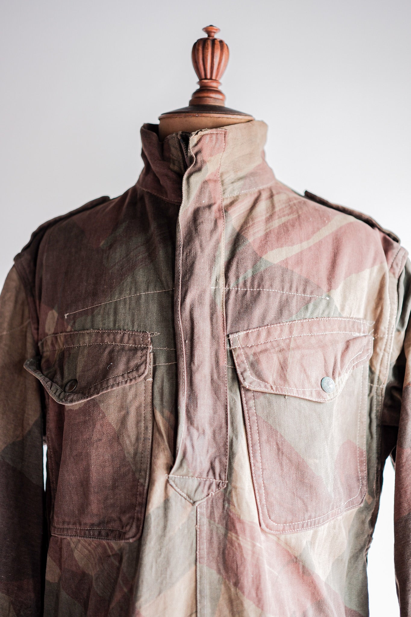 ［~40's］WWⅡ British Army Airborne Troops Brushstroke Camouflage Denison Smock "SAS"