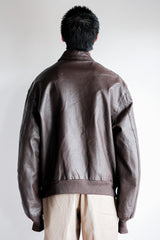 [~ 80's] Willis & Geiger A-2 Type Leather Jacket Size.44 "Made in US.A"