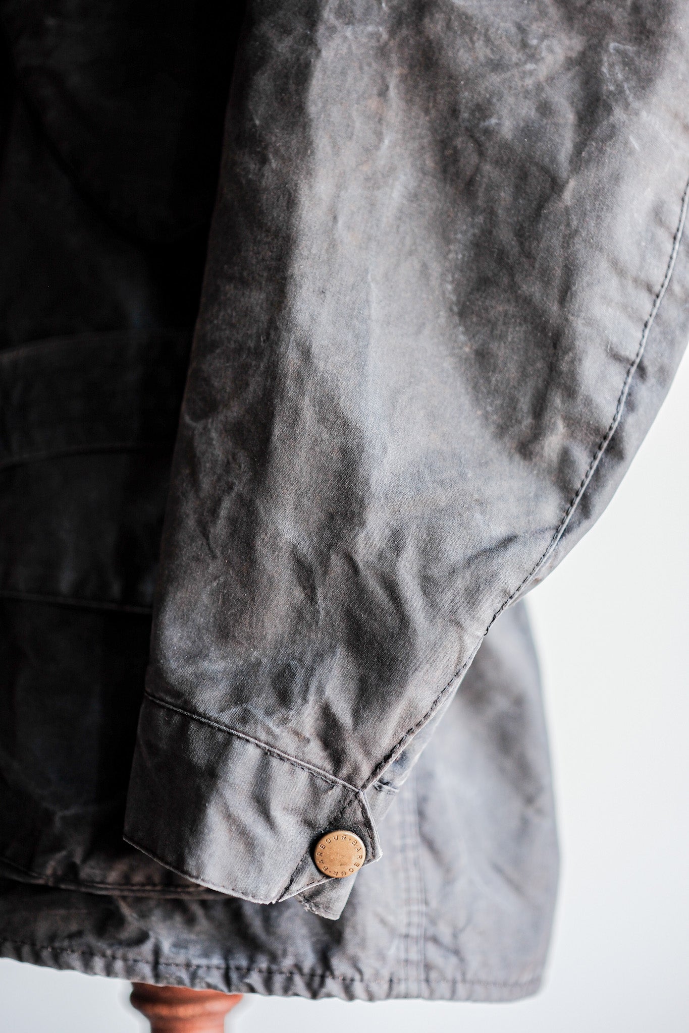 [~ 90 년대] 빈티지 바버 "비콘 재킷"3 크레스트 "특이한 안감"