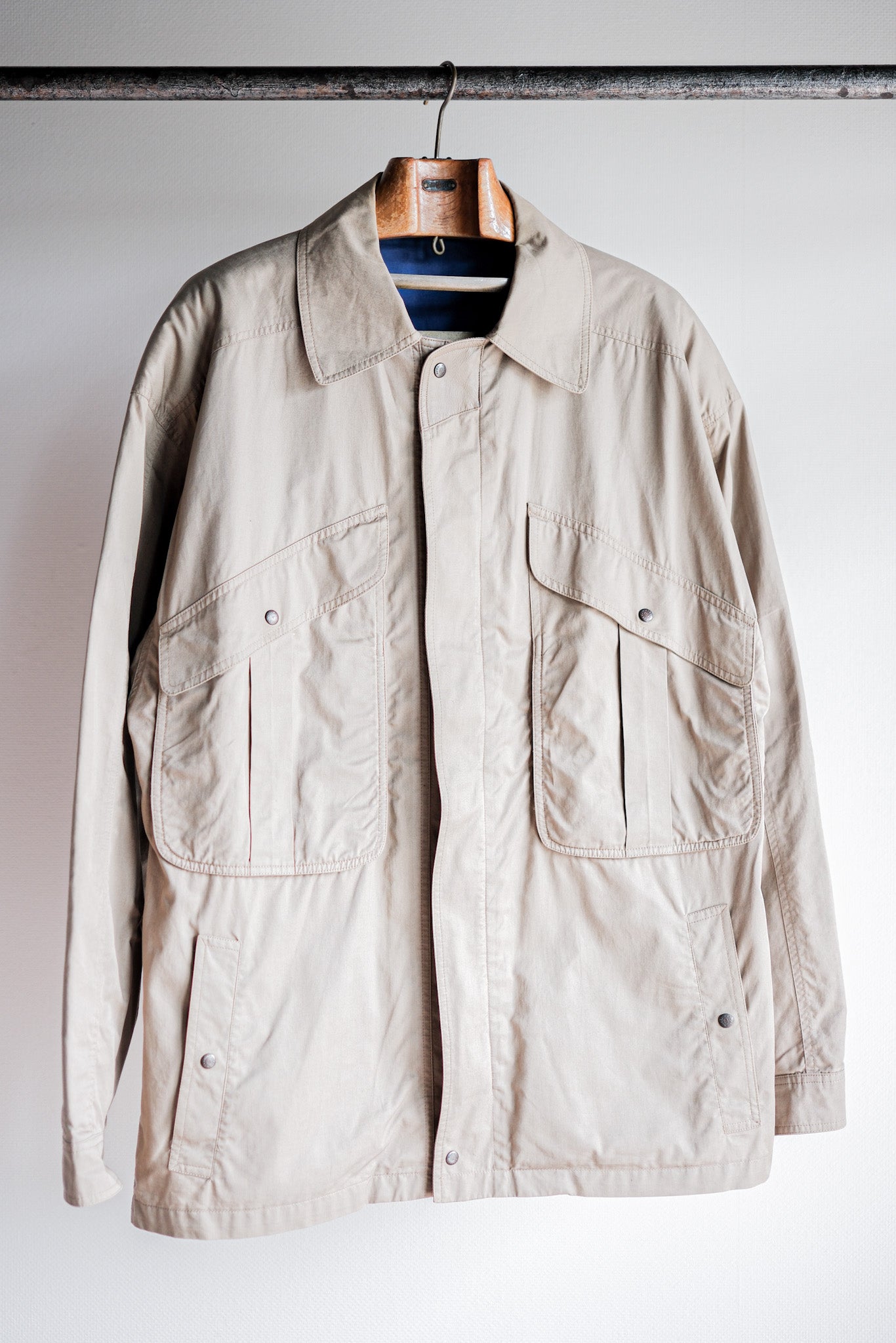 [~ 70's] Old Gucci Multi Pocket Cotton Jacket Size.52