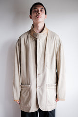 [~90's]Willis&Geiger Cotton Safari Jacket With Chin Strap ไซส์L