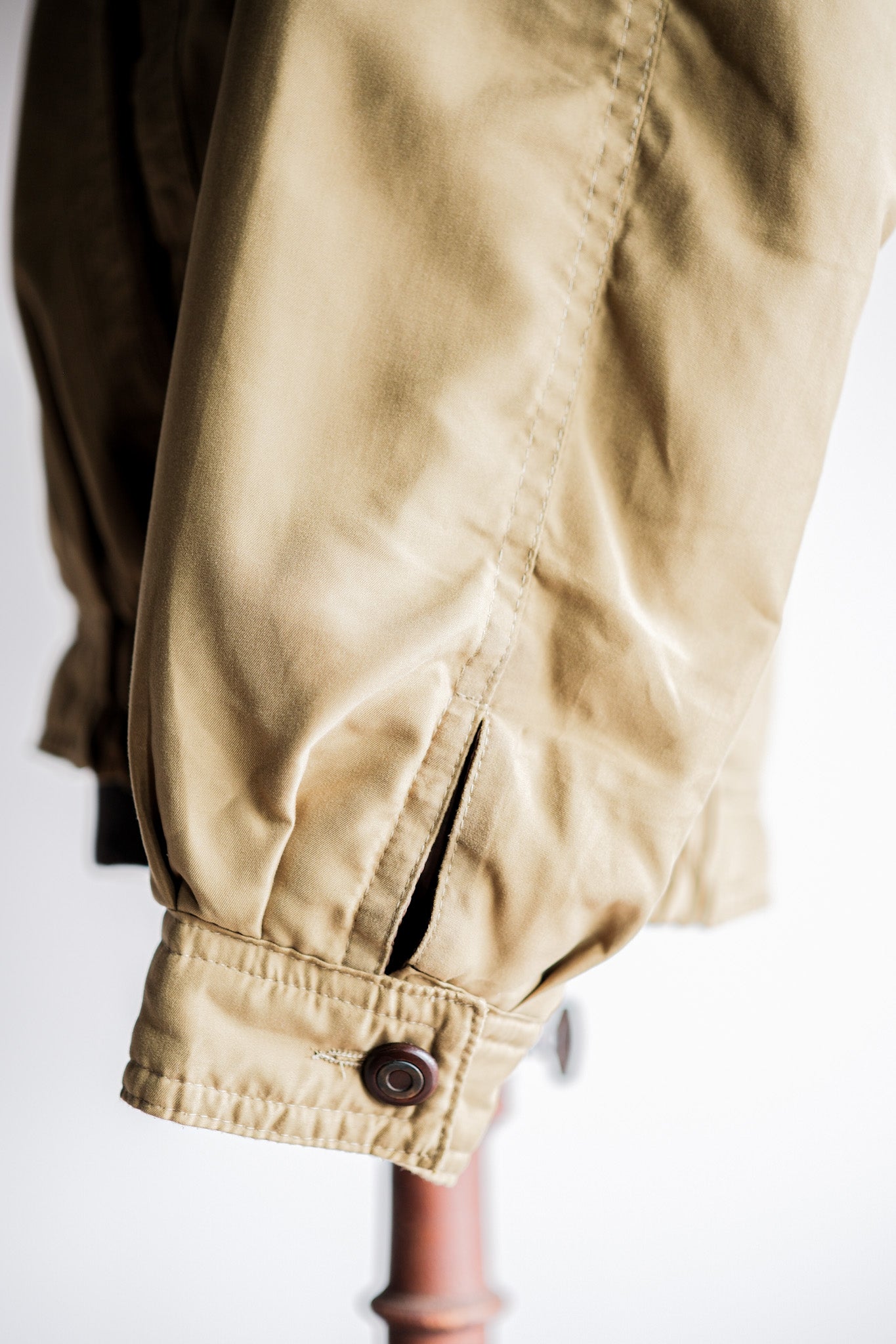 ［~80's］Old Yves Saint Laurent Nylon Quilting Blouson With Chin Strap "Pour Homme"