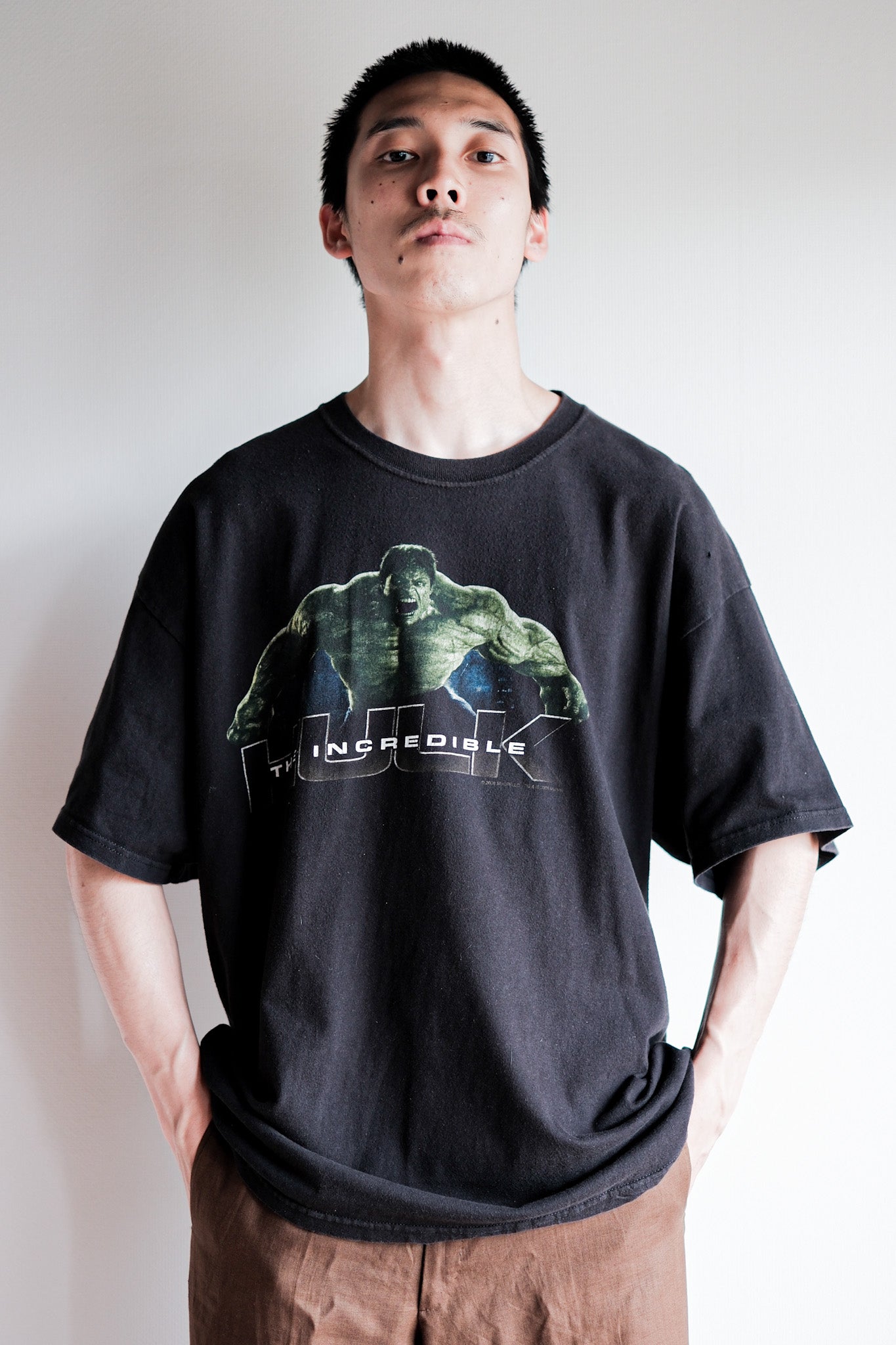 [~ 00's] Vintage Movie Print T-Shirt Size.xl "The Incredible Hulk"