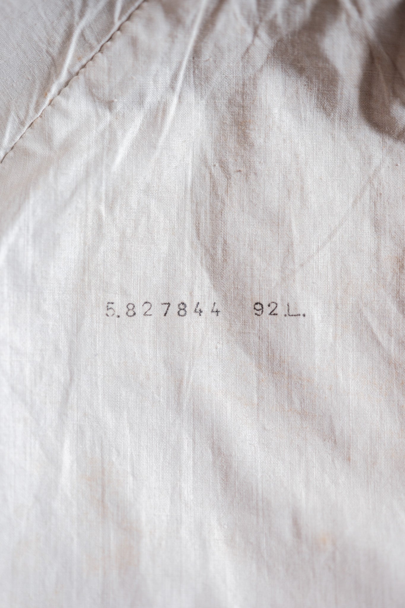 ［~40's］French Vintage Linen Work Gilet